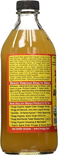 Bragg Organic Raw Apple Cider Vinegar, 16 Ounce (2 pack)