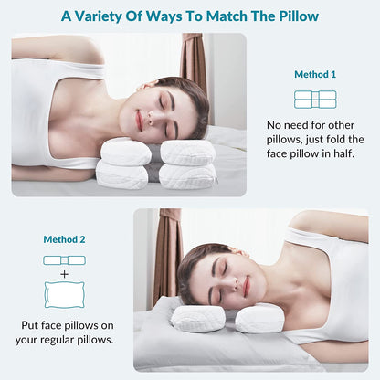 Memory Foam Face Relaxed Wrinkle Prevention Anti Aging Anti Wrinkle Beauty Bed Pillow