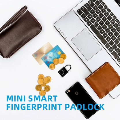 Smart Padlock Door Lock 0.1 Second Unlock Portable Anti-theft Fingerprint Lock L34 USB Rechargeable Fingerprint Lock Drawer Lock