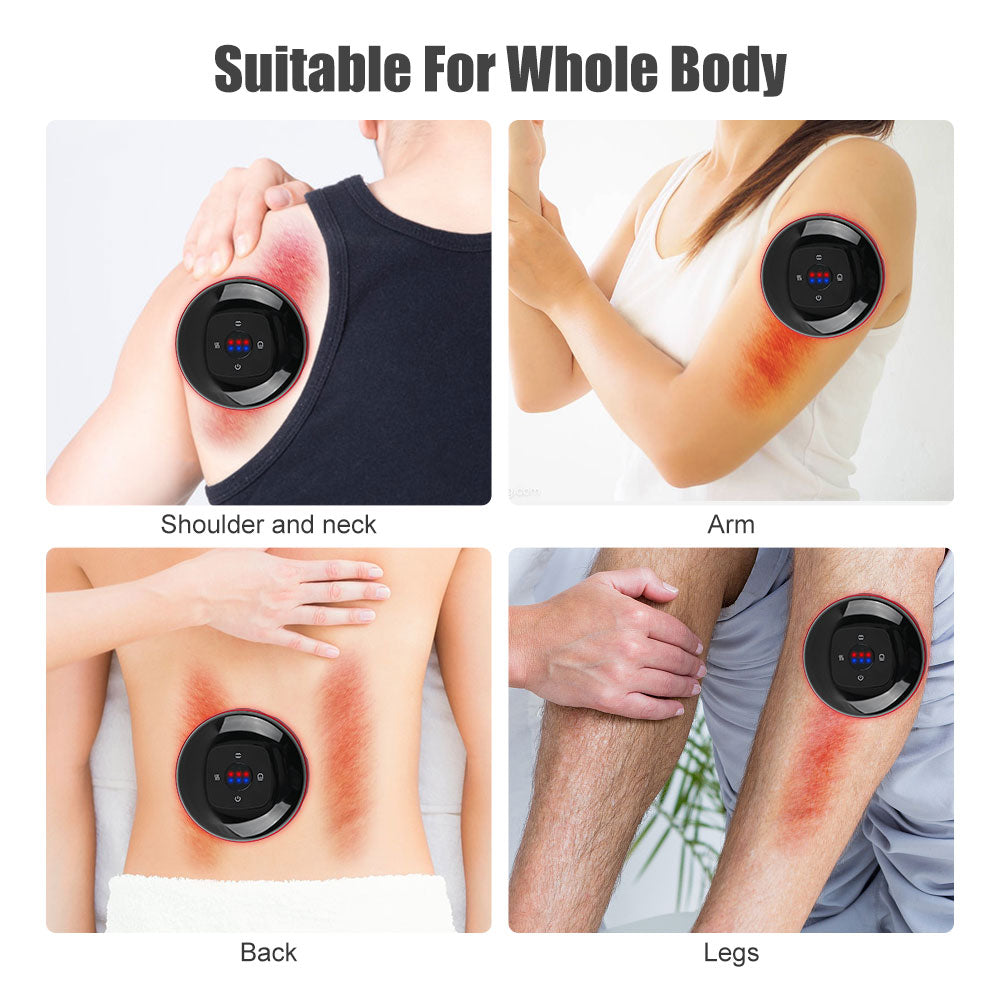 Cupping Therapy Machine Electric Cupping Massager Vibration Function Muscle Stimulator Guasha Massage Points Vacuum Suction Cups