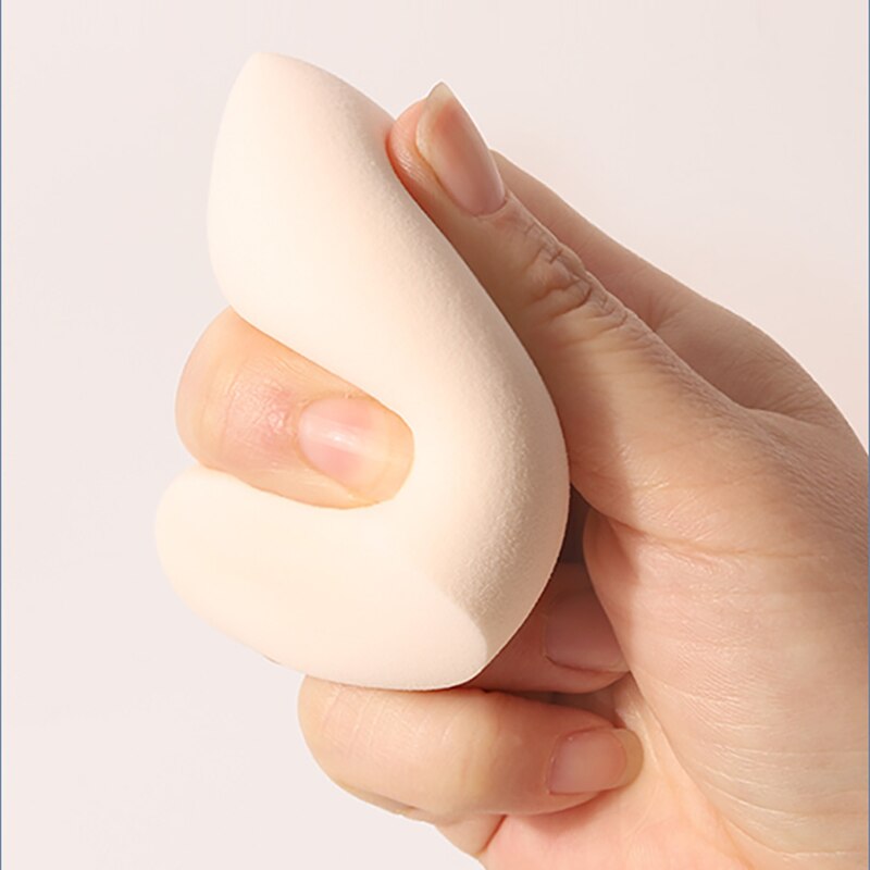 7 PCS Cosmetic Egg Smear Proof Makeup Super Soft Puff Set Pear Shaped Tools Sponge Wet and Dry Dual Use Become Bigger When Expo