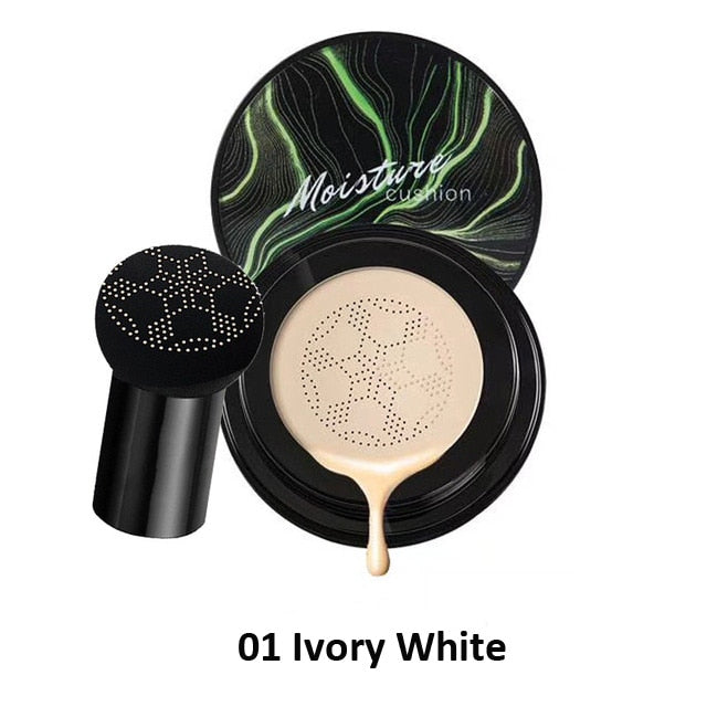 New BB Air Cushion Foundation Mushroom Head CC Cream Concealer Whitening Makeup Cosmetic Waterproof Brighten Face Base Tone