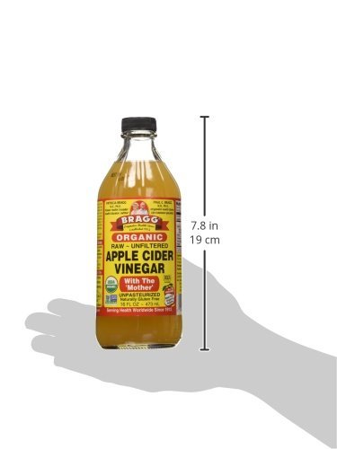 Bragg Organic Raw Apple Cider Vinegar, 16 Ounce (2 pack)