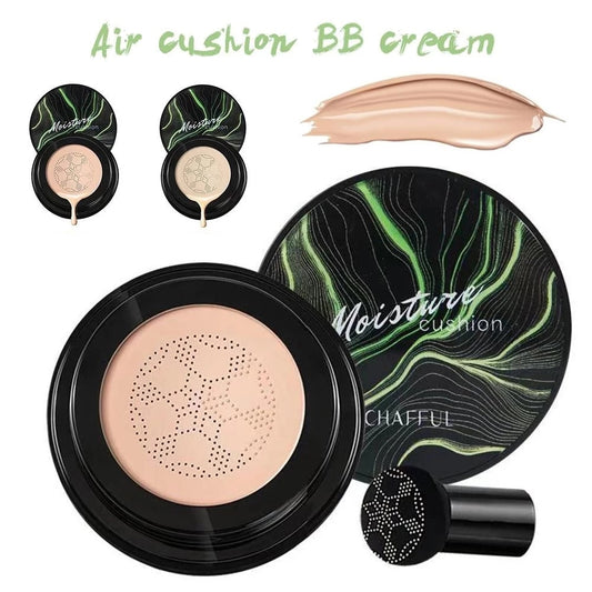 New BB Air Cushion Foundation Mushroom Head CC Cream Concealer Whitening Makeup Cosmetic Waterproof Brighten Face Base Tone