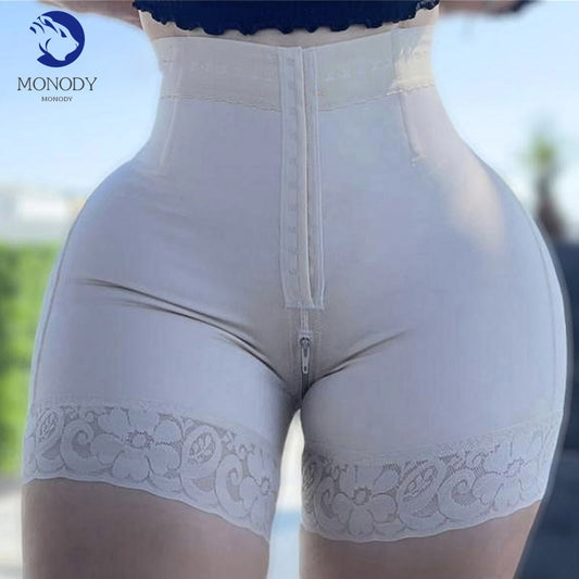 Fajas Colombianas Butt Lifter Lace High Waist Booty Lifting Hip Enhancer Bodysuit Skims Slimming Underwear Women Body Shapers
